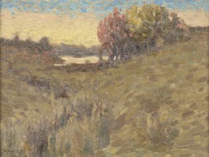 Northwest Landscape with Lake by Eanger Irving Couse